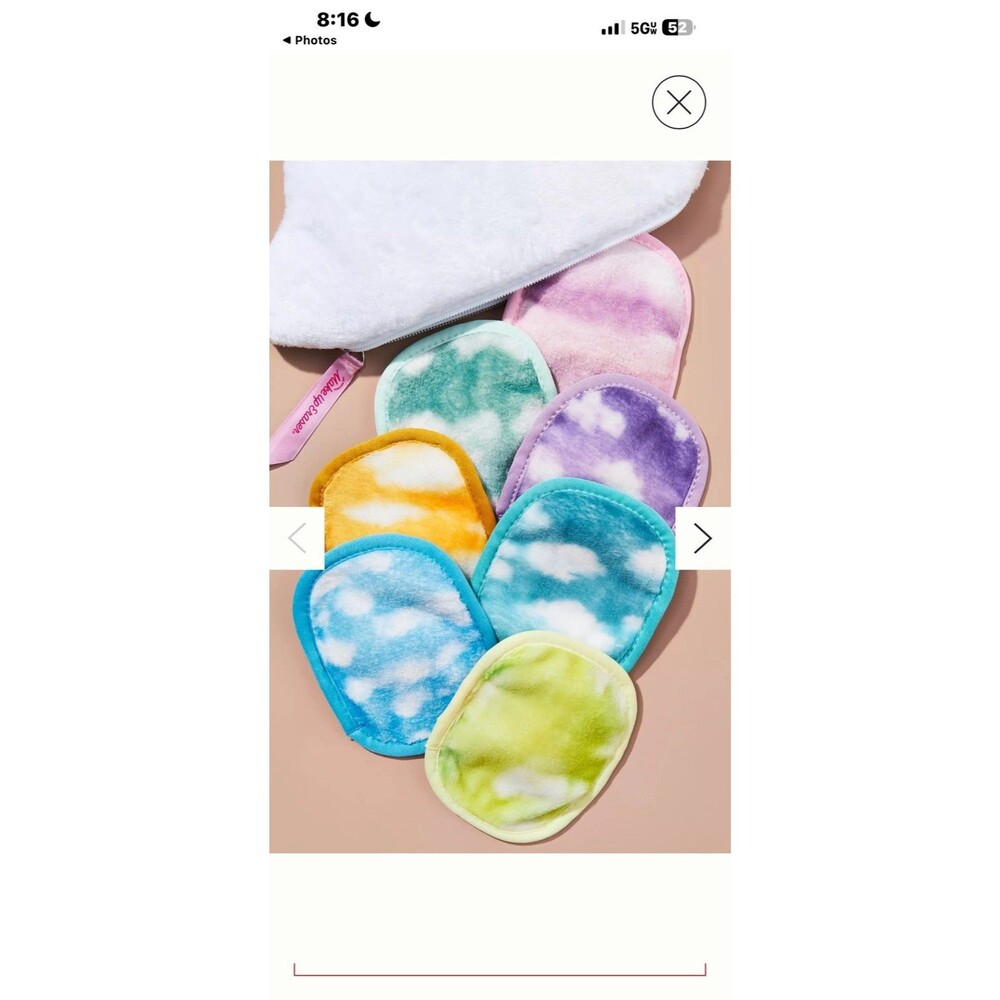 The Original Makeup Eraser, 7-Day Set, Erase All Makeup Just Water Cloud Case